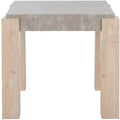 Coromio End Table - ACC7005A - Light Grey/Natural - Safavieh