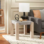 Table d'appoint Coromio - ACC7005A - Gris clair/Naturel - Safavieh