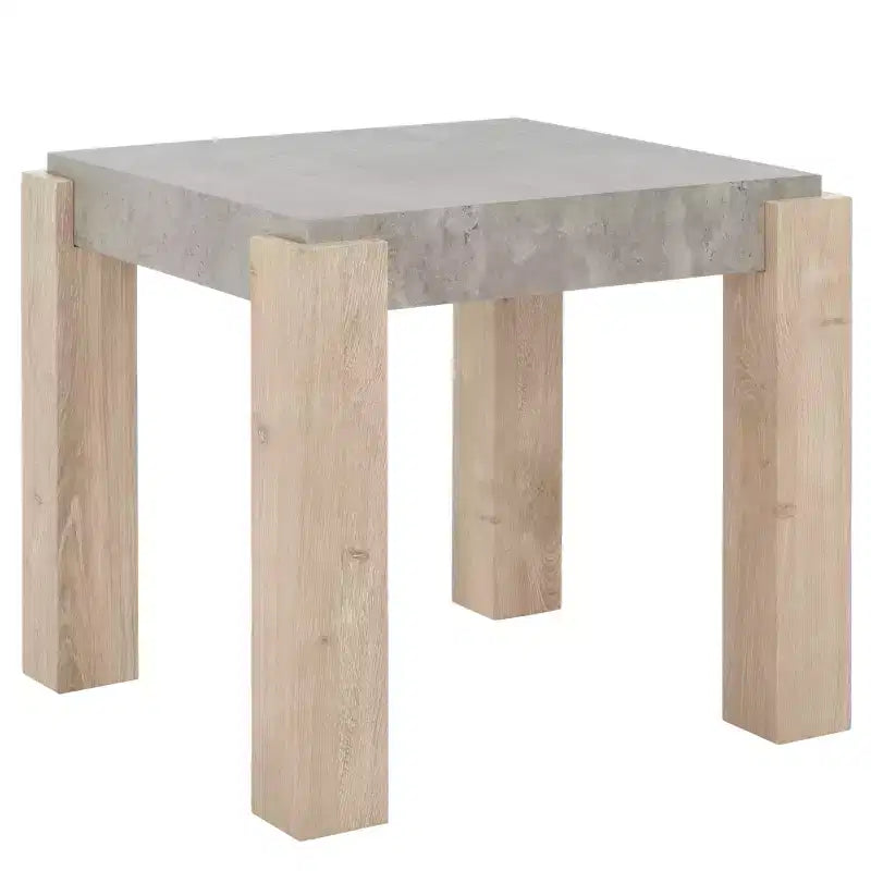 Table d'appoint Coromio - ACC7005A - Gris clair/Naturel - Safavieh
