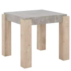 Table d'appoint Coromio - ACC7005A - Gris clair/Naturel - Safavieh