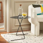 Table d'appoint Medalia - ACC8008A - Noir mat - Safavieh