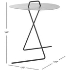 Table d'appoint Medalia - ACC8008A - Noir mat - Safavieh