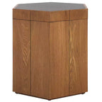 Table d'appoint Rafaela Hexagon avec plateau de rangement - ACC9710 - Safavieh