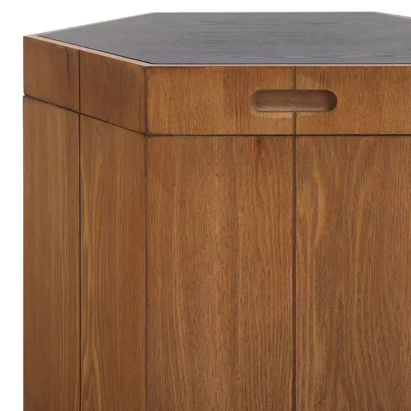 Table d'appoint Rafaela Hexagon avec plateau de rangement - ACC9710 - Safavieh