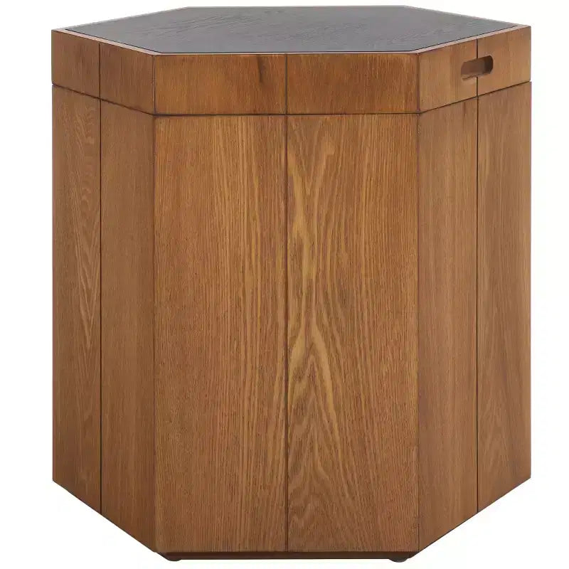 Table d'appoint Rafaela Hexagon avec plateau de rangement - ACC9710 - Safavieh