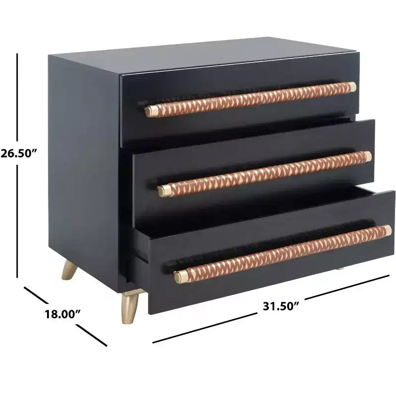 Commode Raquel à 3 tiroirs - CHS6602 - Safavieh