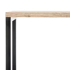 Étagère Gabrielle - FOX4274 - Chêne/Noir - Safavieh Couture