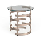 Table d'appoint en métal champagne Grant de SEI Furniture
