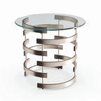 Table d'appoint en métal champagne Grant de SEI Furniture