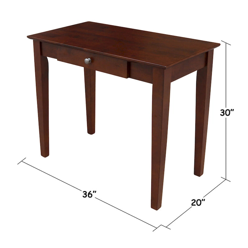 Bureau en bois avec plateau type billot