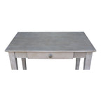 Bureau en bois avec plateau type billot