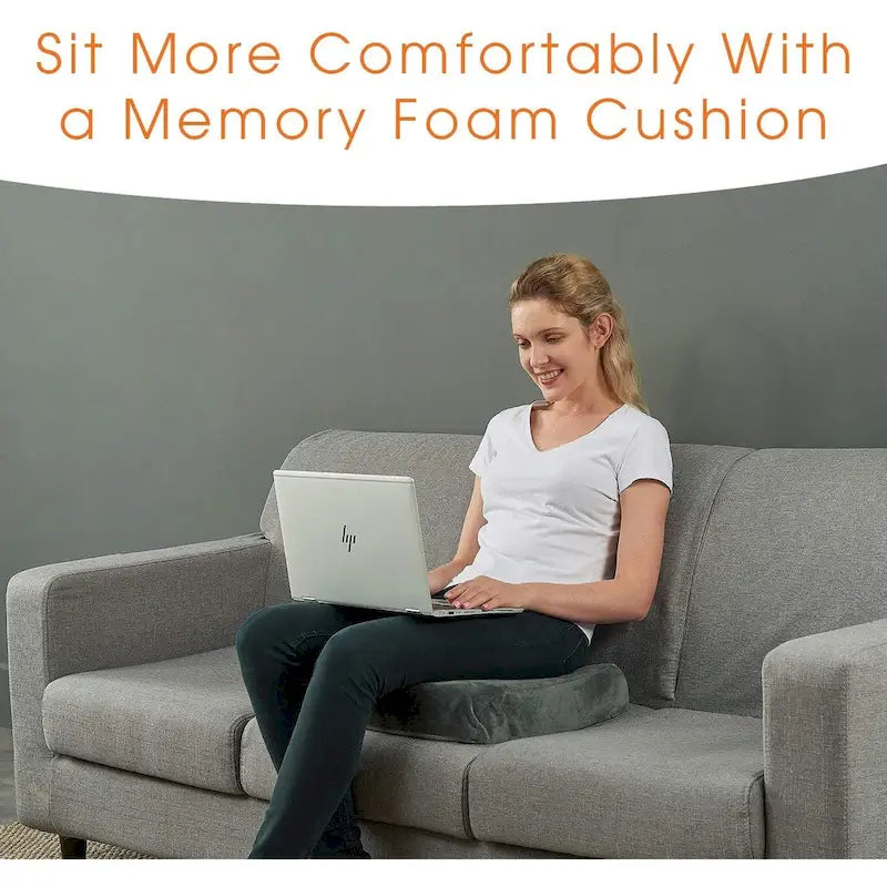Coussin de siège extra-large en mousse à mémoire de forme ultra-confortable Cheer Collection