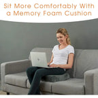 Coussin de siège extra-large en mousse à mémoire de forme ultra-confortable Cheer Collection