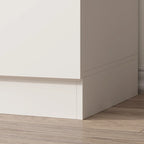 Armoire Kerrogee 4 portes avec tringle de suspension, 70,9H x 63W, blanche