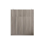 Armoire Kerrogee 4 portes avec tringle de suspension, 70,9H x 63W, blanche