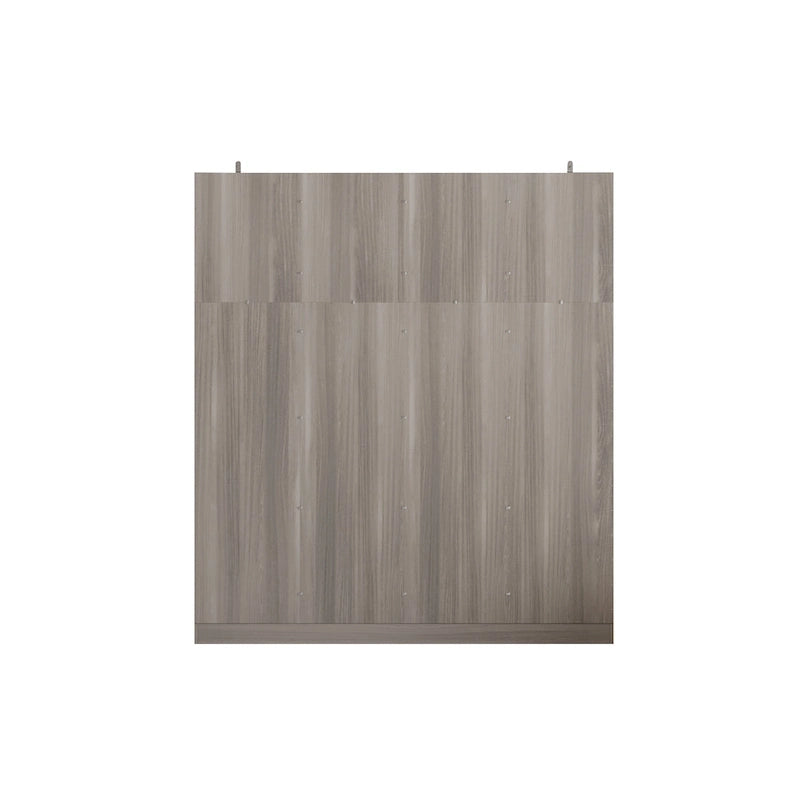 Armoire Kerrogee 4 portes avec tringle de suspension, 70,9H x 63W, blanche