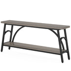 Console de canapé derrière le canapé, table de canapé étroite et longue, tables d'appoint de couloir pour l'entrée
