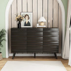 Meuble Buffet Noir Élégant Table Console Décoration Maison Table d'Appoint Bois