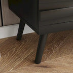 Meuble Buffet Noir Élégant Table Console Décoration Maison Table d'Appoint Bois