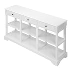 Console avec grand espace de rangement pour entrée de salon