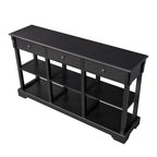 Console avec grand espace de rangement pour entrée de salon