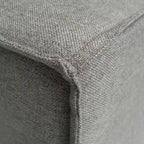 Canapé sectionnel modulaire contemporain, élément d'angle droit avec accoudoir