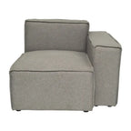 Canapé sectionnel modulaire contemporain, élément d'angle droit avec accoudoir