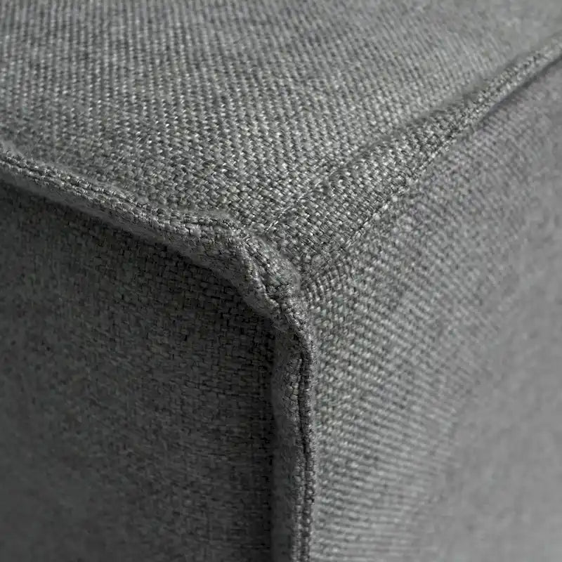Canapé sectionnel modulaire contemporain, élément d'angle droit avec accoudoir