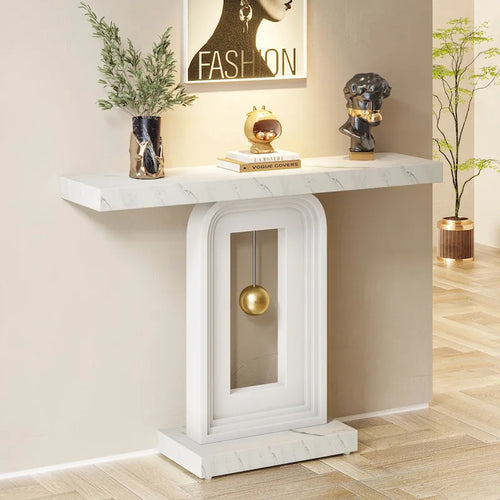 39,5 pouces Table console étroite de couloir pour entrée