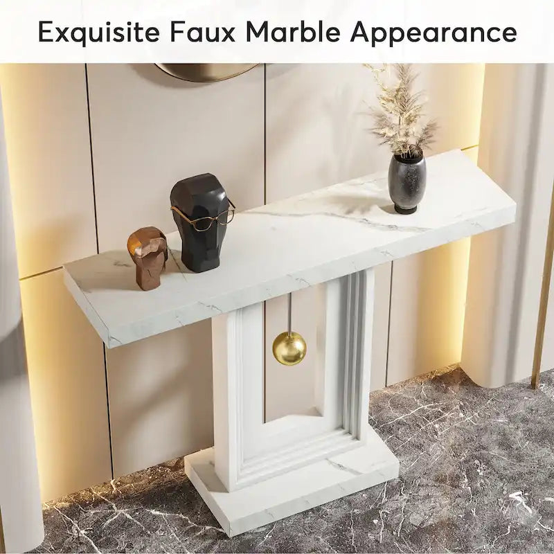39,5 pouces Table console étroite de couloir pour entrée