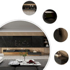 Meuble TV flottant LED Meuble de Divertissement pour Maison et Bureau 2 Pièces
