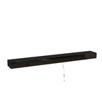 Meuble TV flottant LED Meuble de Divertissement pour Maison et Bureau 2 Pièces