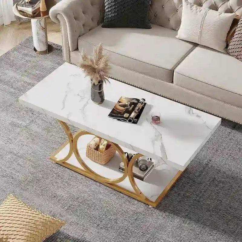 Table basse rectangulaire, tables basses modernes pour le salon