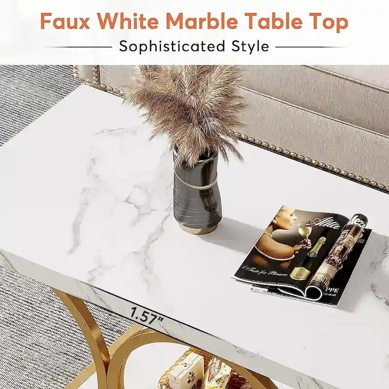 Table basse rectangulaire, tables basses modernes pour le salon