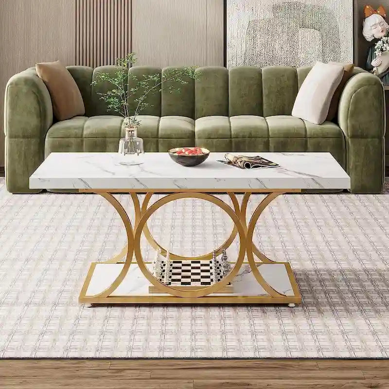 Table basse rectangulaire, tables basses modernes pour le salon