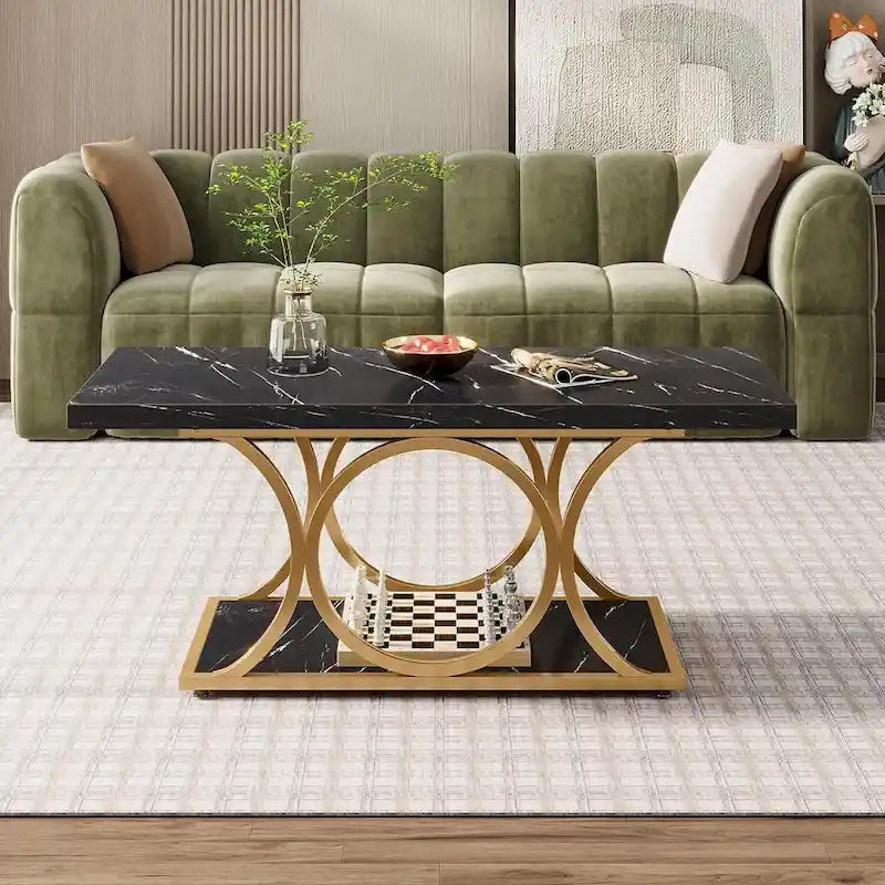 Table basse rectangulaire, tables basses modernes pour le salon