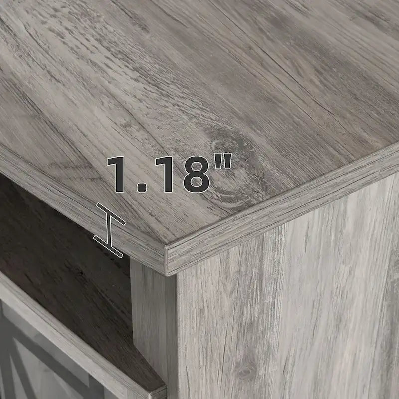 Meuble TV Moasis 150 cm avec 2 portes et lumières LED, pour téléviseurs jusqu'à 70 pouces