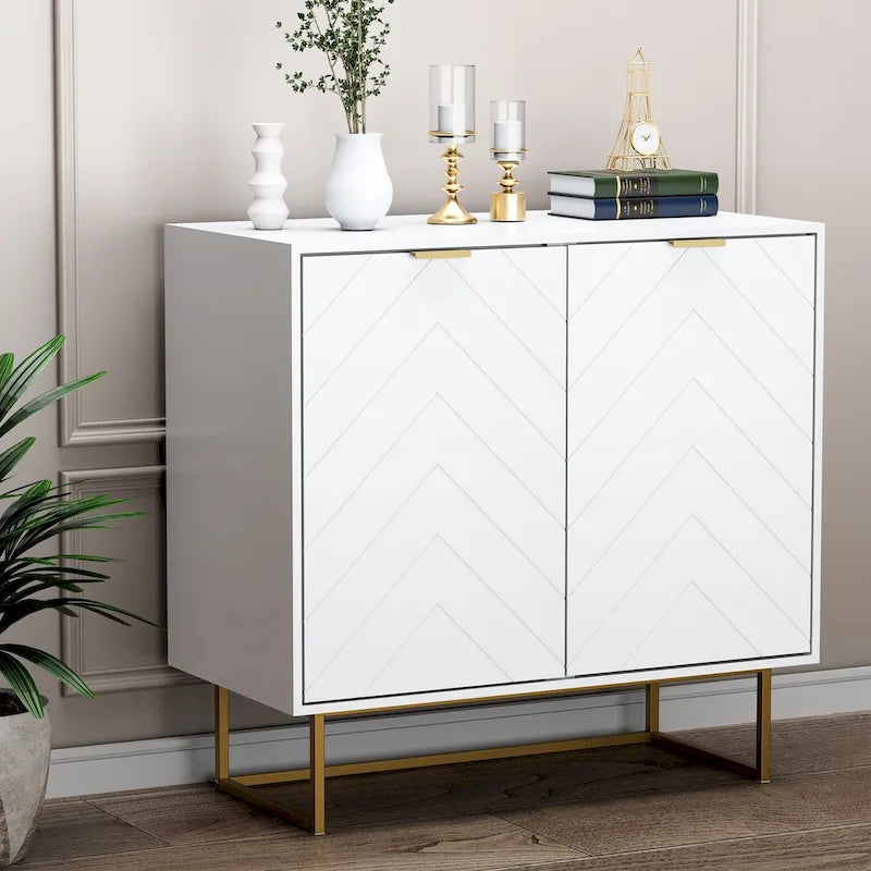 Buffet de rangement avec étagère réglable pour salon et cuisine