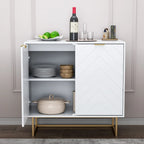 Buffet de rangement avec étagère réglable pour salon et cuisine