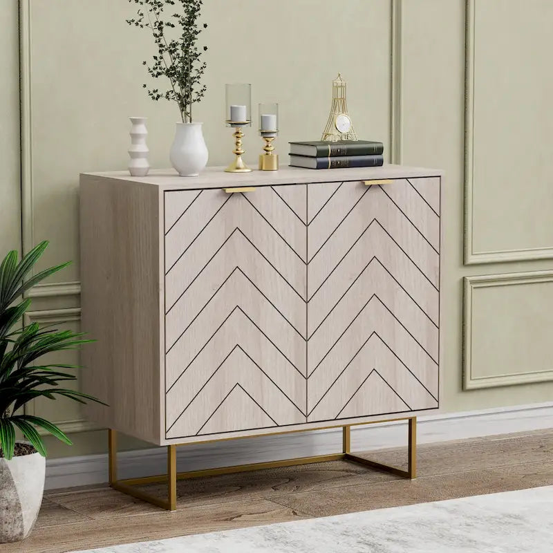 Buffet de rangement avec étagère réglable pour salon et cuisine