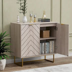 Buffet de rangement avec étagère réglable pour salon et cuisine