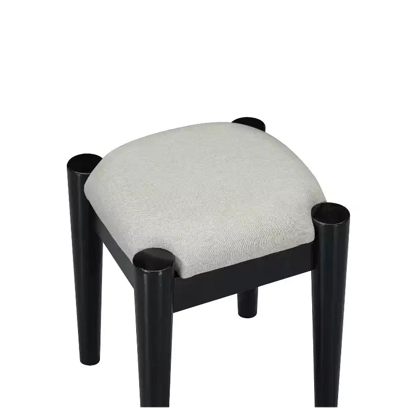 Coiffeuse rétro en bois 39 W avec prise de charge, port USB et tabouret, table de maquillage avec 3 tiroirs et 1 tiroir en rotin 4B - ModernLuxe