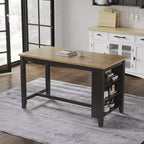 Table à manger hauteur comptoir Signature Design by Ashley Gesthaven avec plateau en bois massif