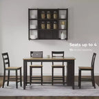 Table à manger hauteur comptoir Signature Design by Ashley Gesthaven avec plateau en bois massif