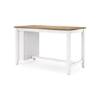 Table à manger hauteur comptoir Signature Design by Ashley Gesthaven avec plateau en bois massif