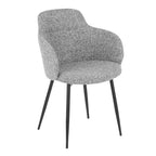 LumiSource Ensemble de 2 chaises de salle à manger Boyne