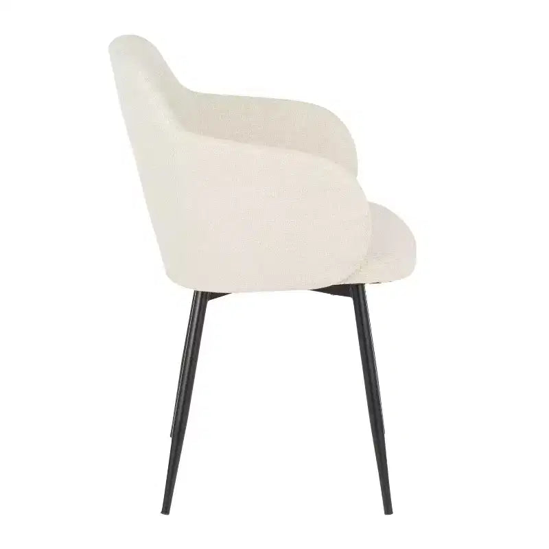 LumiSource Ensemble de 2 chaises de salle à manger Boyne