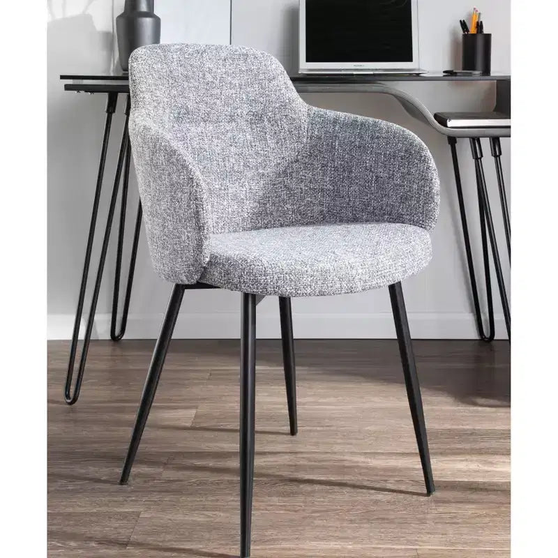 LumiSource Ensemble de 2 chaises de salle à manger Boyne