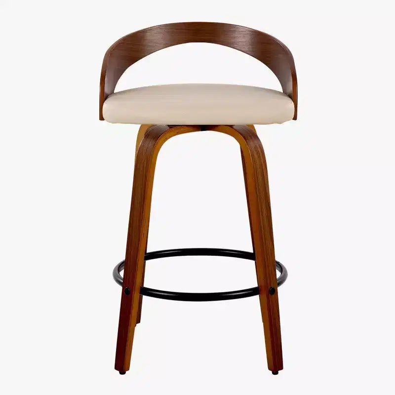 LumiSource, lot de 2 tabourets de bar pivotants « Grotto » de 66 cm (hauteur comptoir)