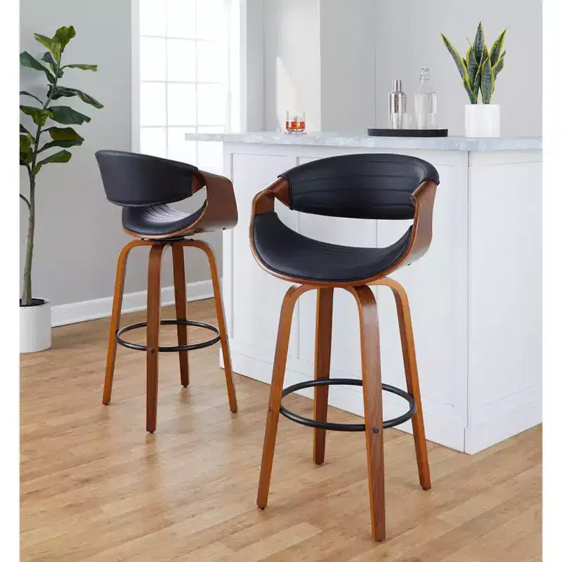 LumiSource Ensemble de 2 tabourets de bar pivotants 30 Symphony